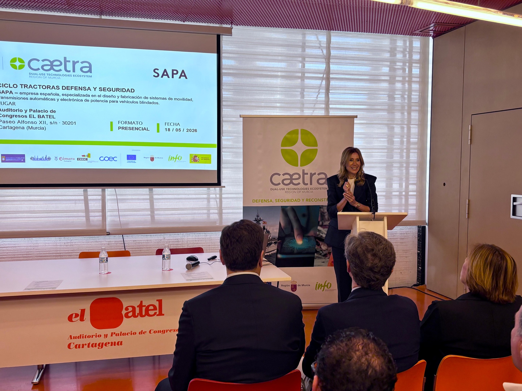 La Comunidad conecta el tejido empresarial de la Región con las oportunidades del sector defensa en una jornada de 'Tractoras Caetra'