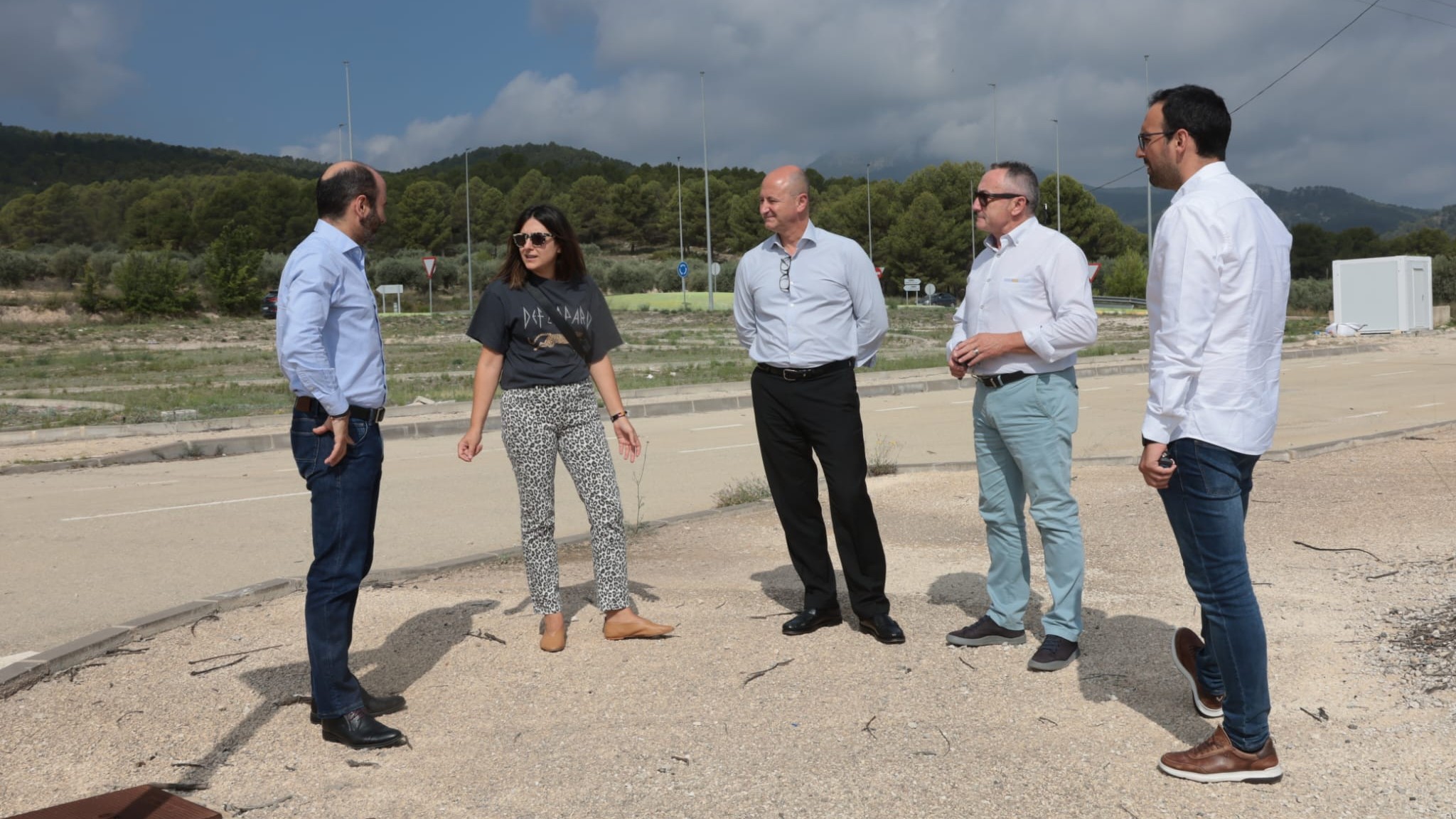 Visita al polígono industrial Los Alderetes de Moratalla.