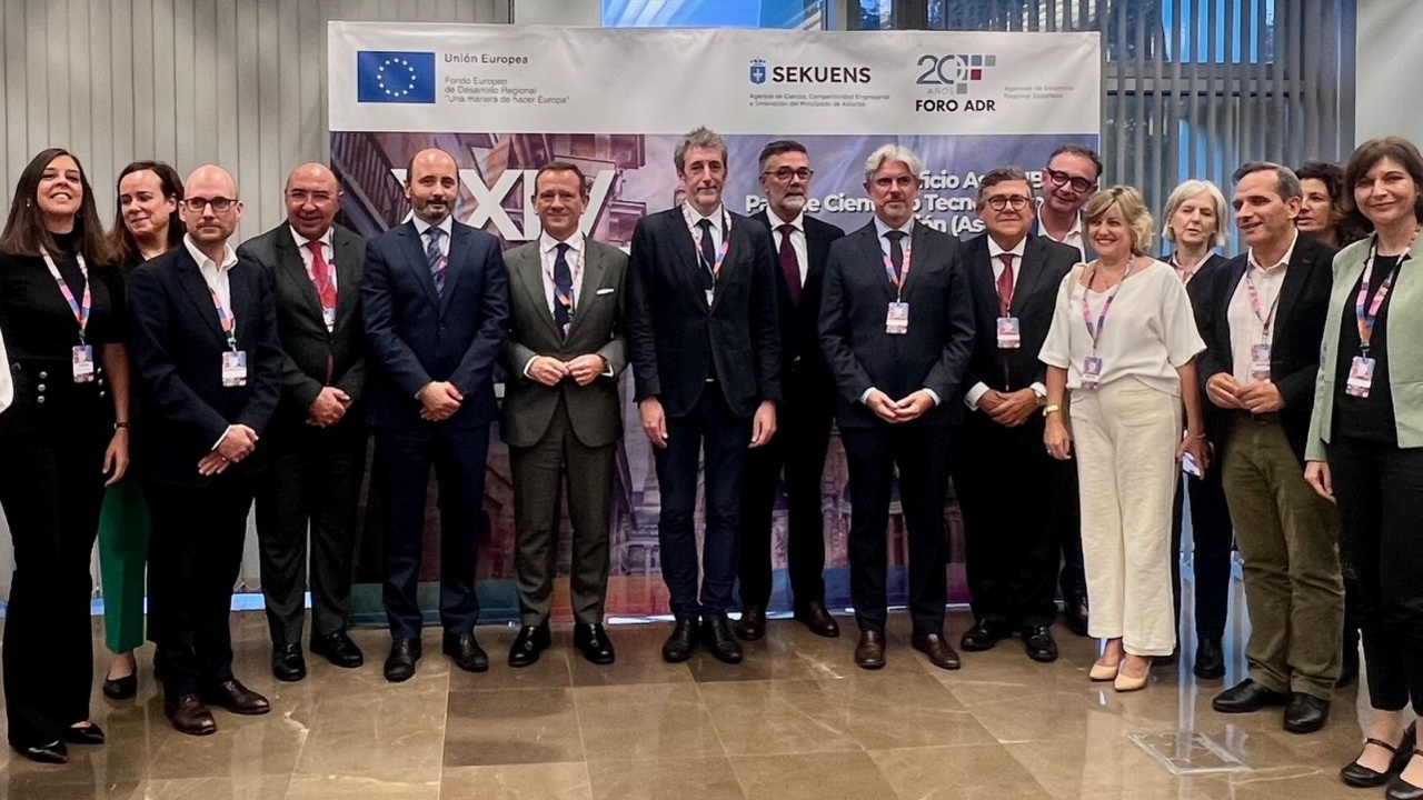 El director del Info, Joaquín Gómez, en la Asamblea del Foro de Agencias de Desarrollo Regional Española