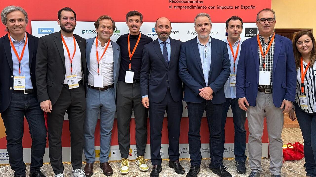El director del Info, Joaquín Gómez, en los reconocimientos 'TOP101 Spain Up Nation 2024'